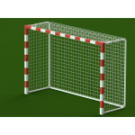 Ворота гандбол - мини-футбол 3х2х1 м., алюминиевый профиль, квадратный, 80х80 мм., складные